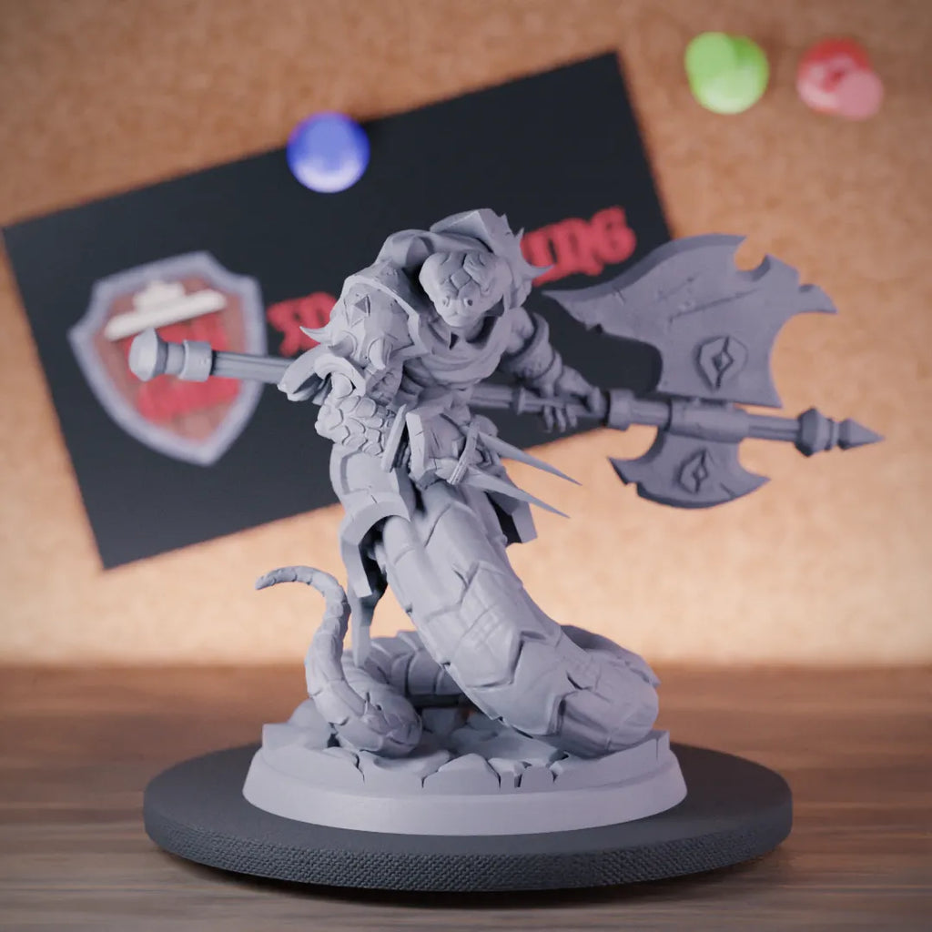 Yuan Ti 5e | DnD Yuan Ti Axe Warrior Miniature