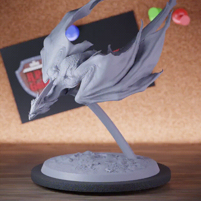 Wyvern 5e | DnD Tauchwyvern-Miniatur 