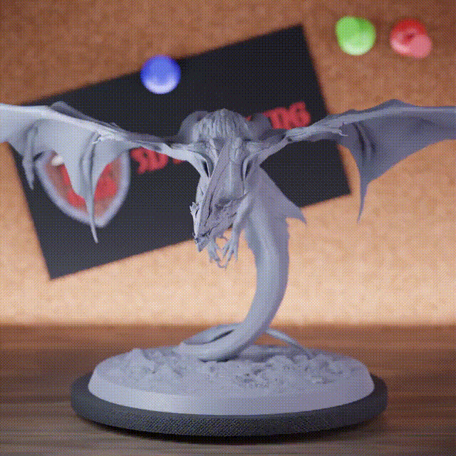 Wyvern 5e | DnD Miniatur zur Jagd auf einen wilden Wyvern 