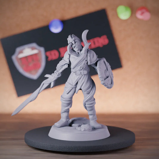 Zombie 5e | DnD Zombie Undead Warrior Miniature