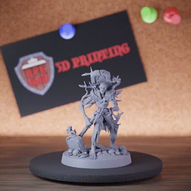 Untote 5e | DnD Aufgespießter Zombie-Grabstreitkeule Miniatur 