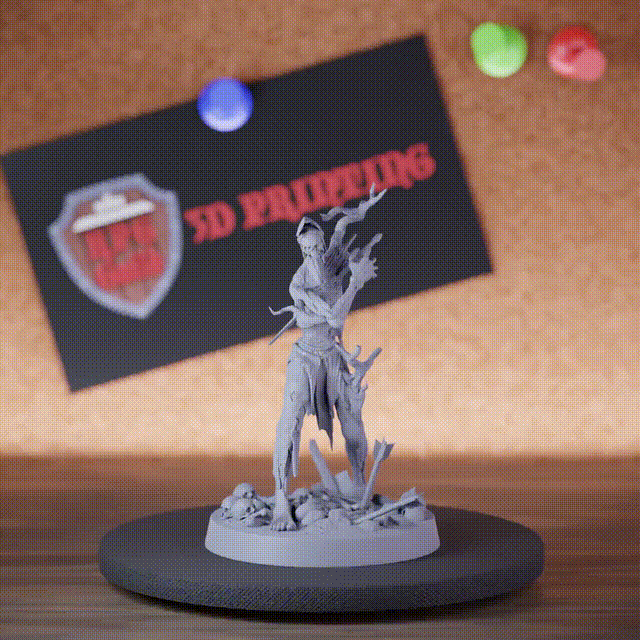 Undead 5e | DnD Zombie Branch Pierced Miniature
