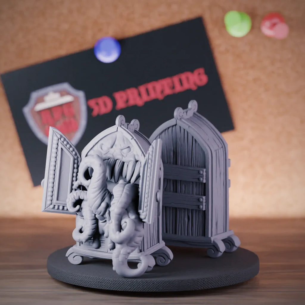 Mimic 5e | DnD Wardrobe Furniture Mimic Miniature