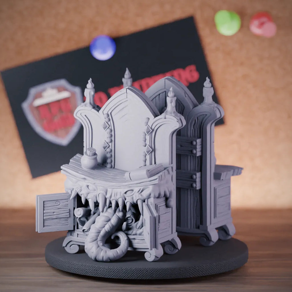 Mimic 5e | DnD Cupboard Furniture Mimic Miniature