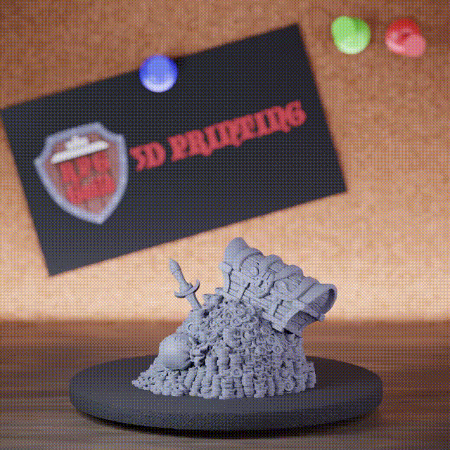 Vault 5e | DnD Vault Schatztruhe mit Dolch 