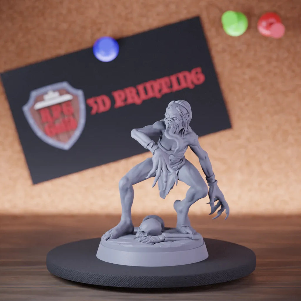 Ghoul 5e | DnD Ghoul Undead Devil Monster Miniature
