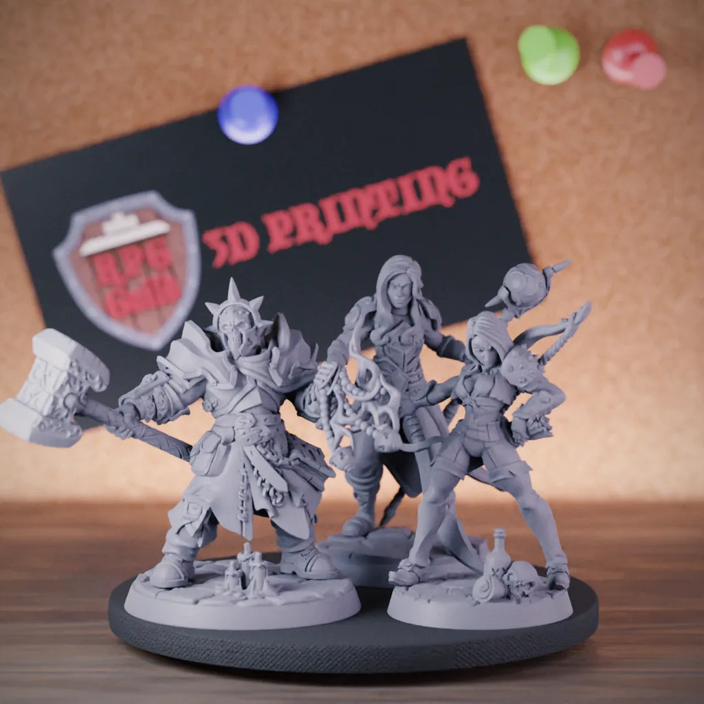 Heroes Set 5e | DnD Set of Adventurer Miniatures