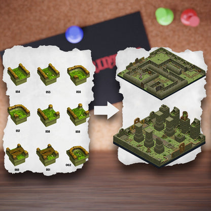 DnD Terrain Tiles | Modular Toxic Sewer Dungeon #7