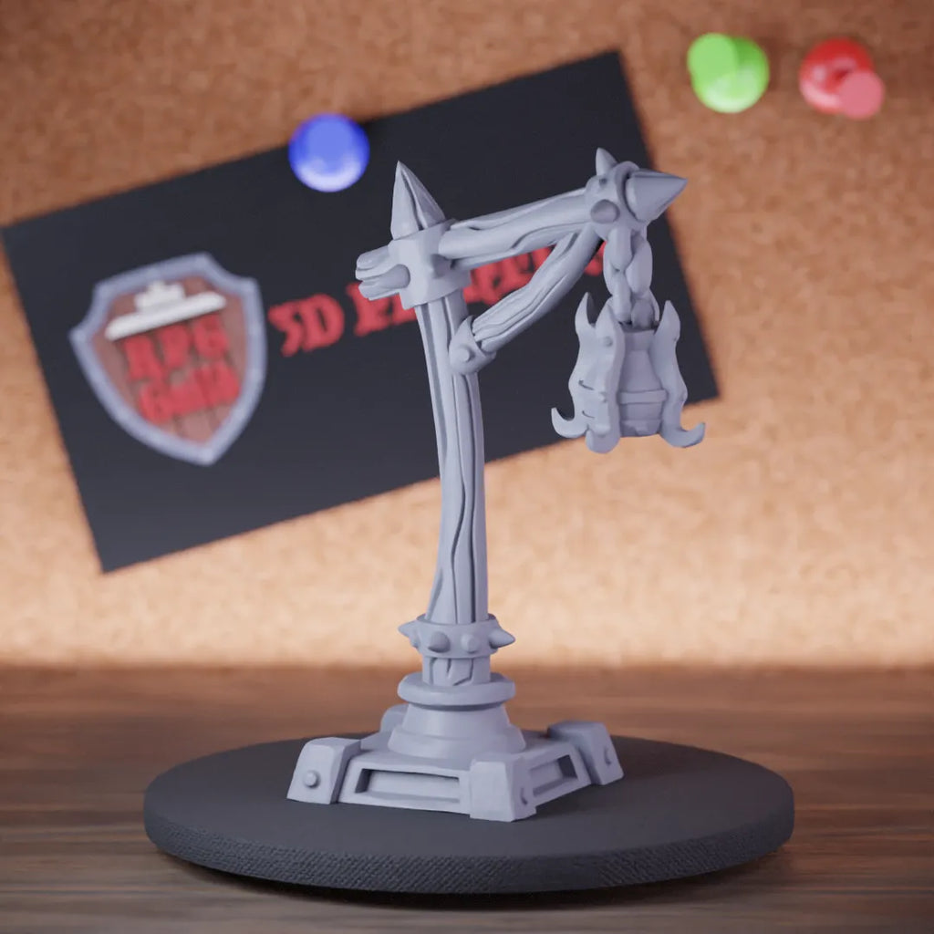 Terrain 5e | DnD Terrain Village Lamp Miniature