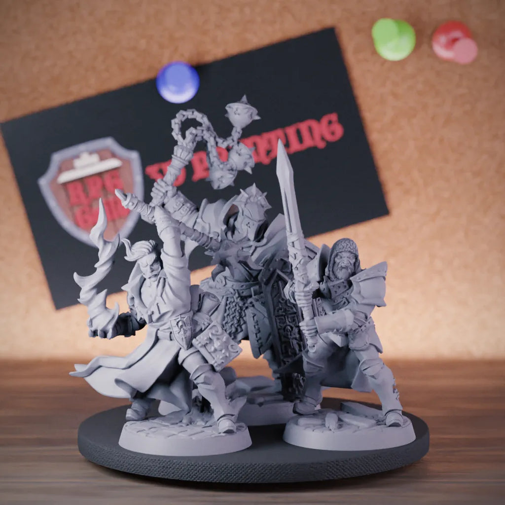 Adventurer Set 5e | DnD Set of 3 Miniatures