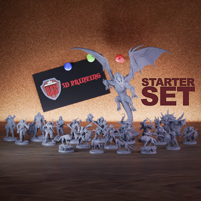 DnD 5e Starter Set | DM Essentials | 20 Miniatures