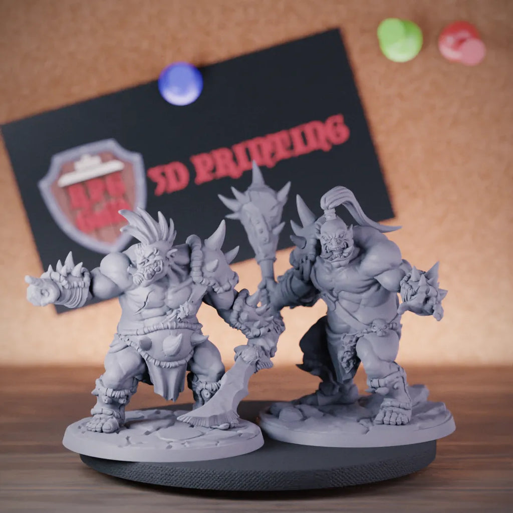 Ogre Set 5e | DnD Set of 2 Miniatures