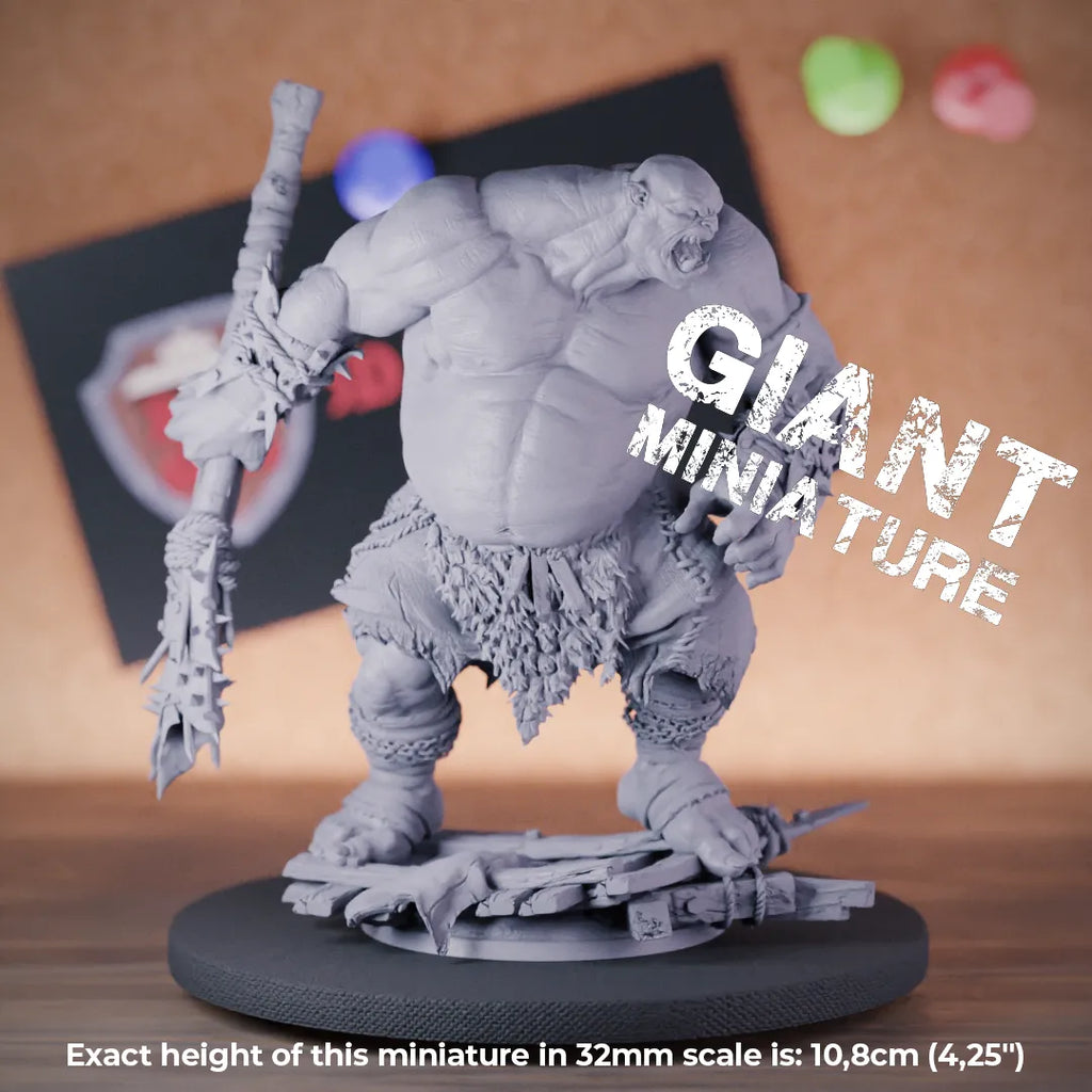 Ogre 5e | DnD Giant Ogre Tribe Warrior Miniature