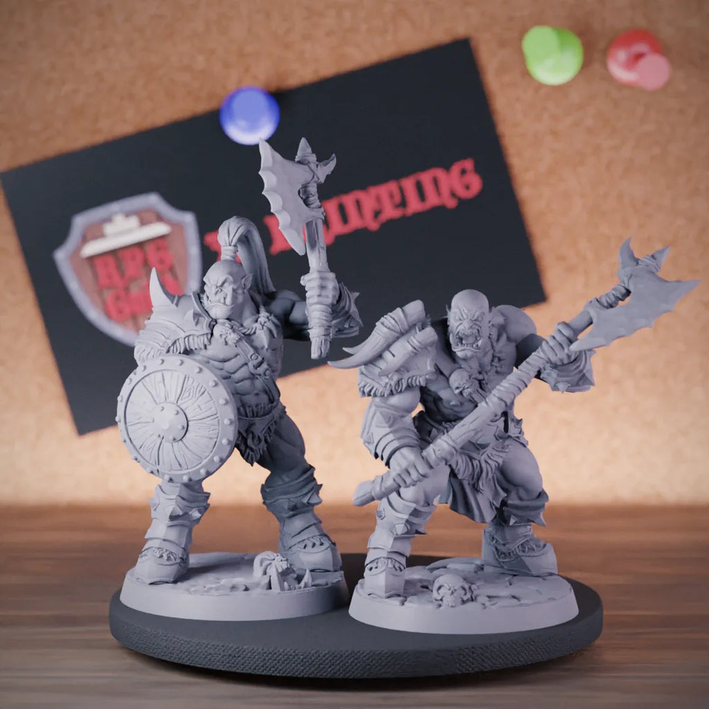 Orc Set 5e | DnD Warriors Set of Miniatures