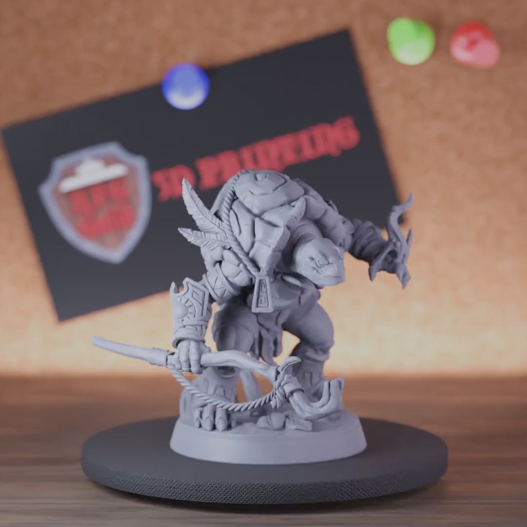 Tortle 5e | DnD Tortolian Wizard Miniature