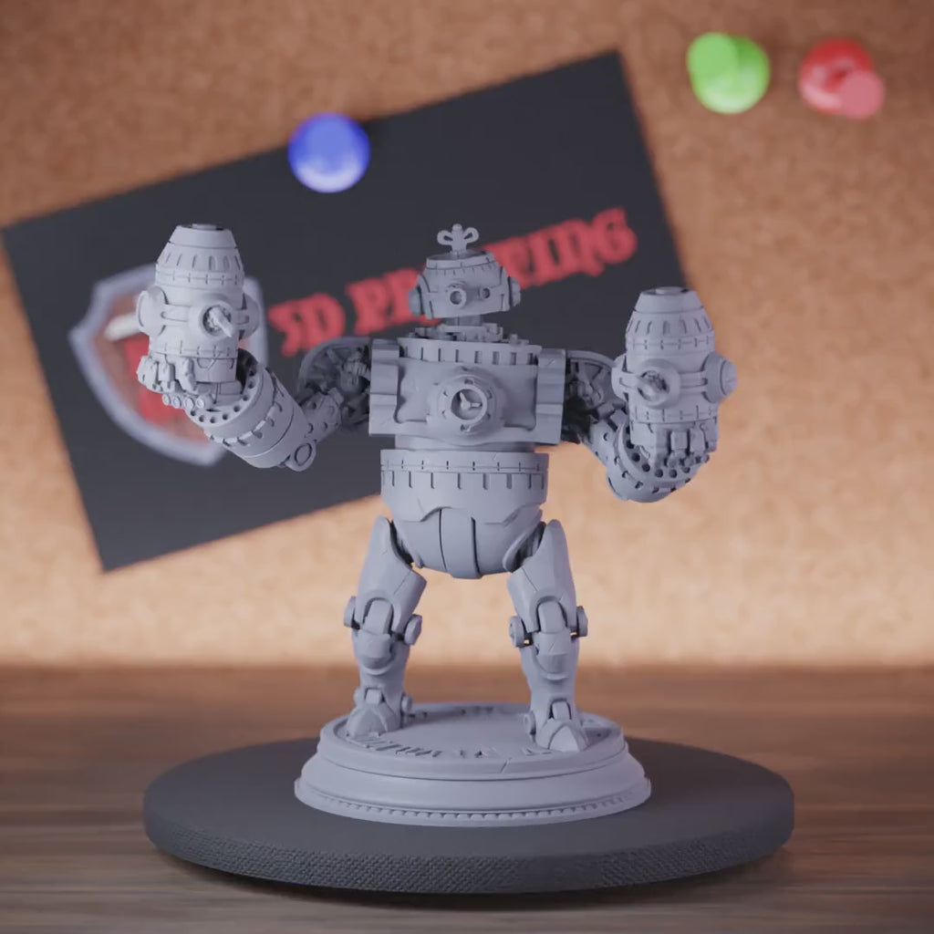 Construct 5e | DnD Clockwork Bomb Magical Robot Miniature