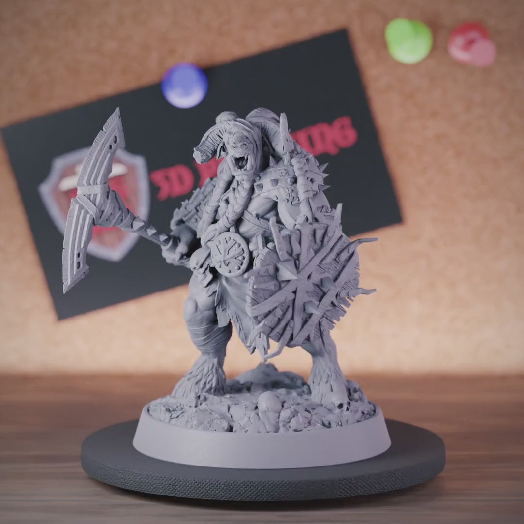 Tauren 5e | DnD Tauren Champion Miniature