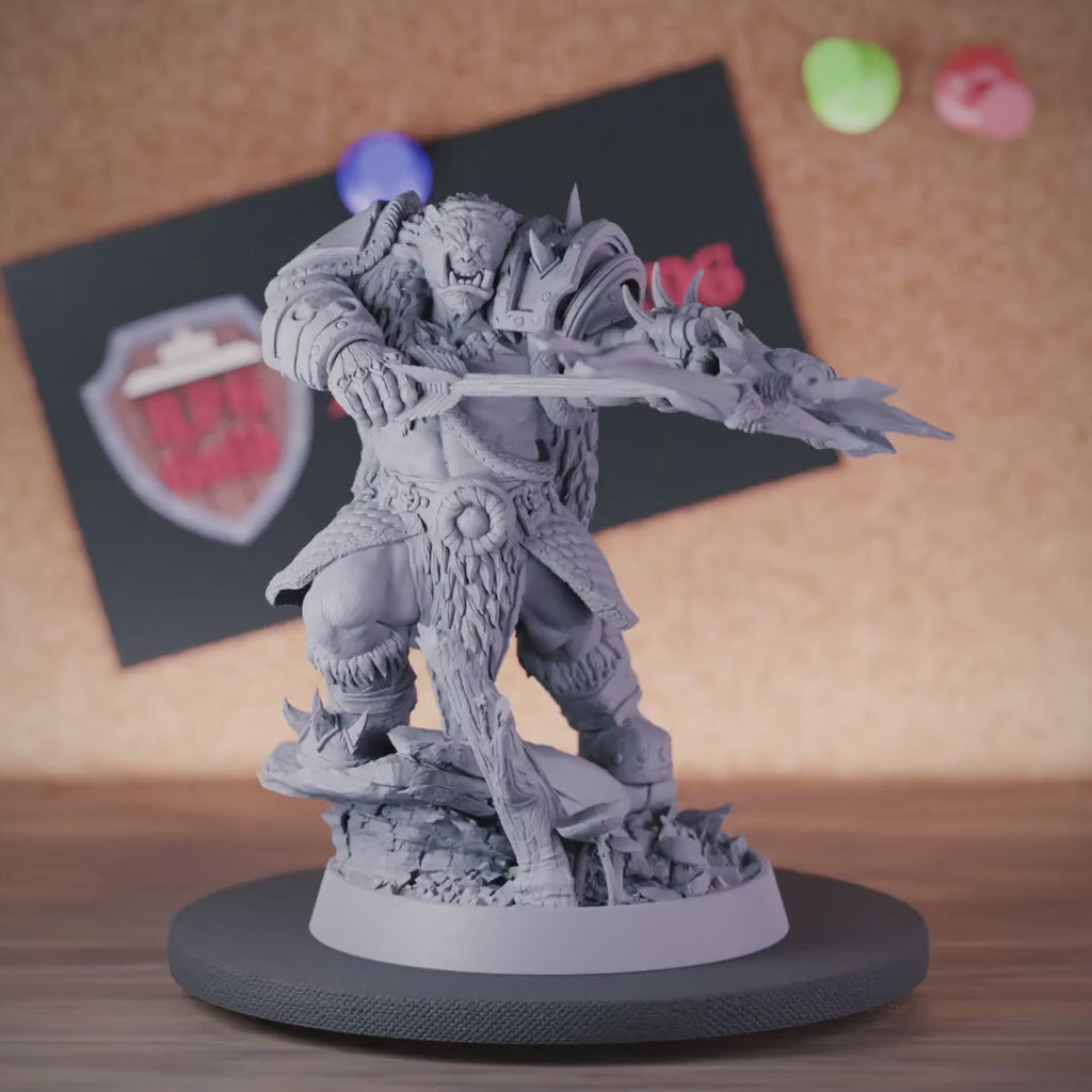 Ork 5e | DnD Ork-Waldläuferjäger-Miniatur 