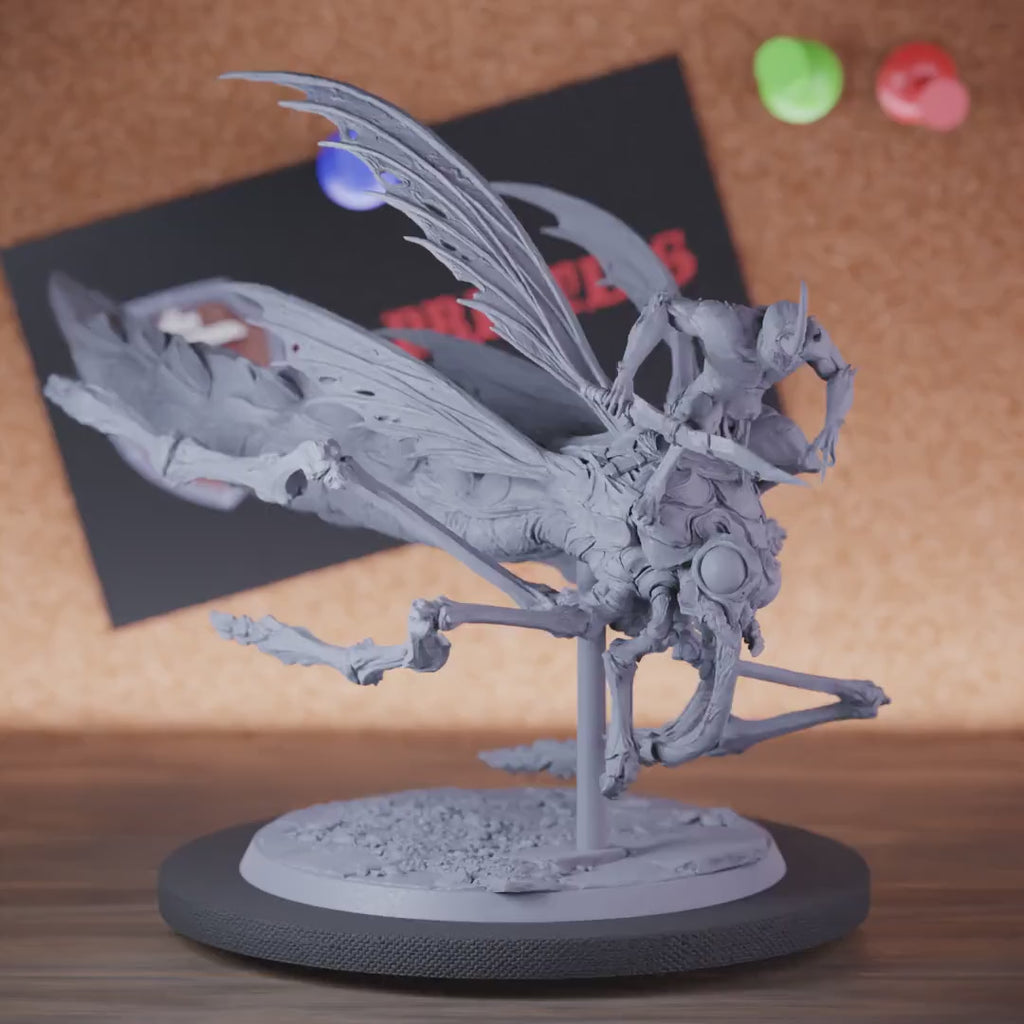 Monstrosity 5e | DnD Monstrosity Fly Rider Spear Miniature