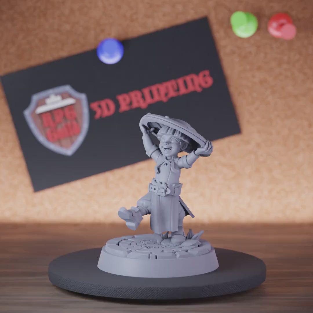 Townfolk 5e | DnD Shield Boy Miniature