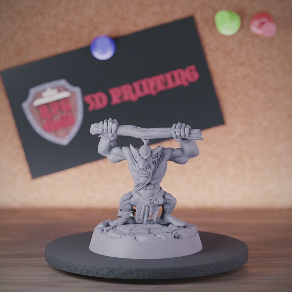 Orc 5e | DnD Baby Orc Monster Miniature