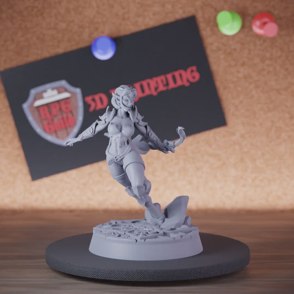 Forest Elf 5e | DnD Female Ranger Miniature