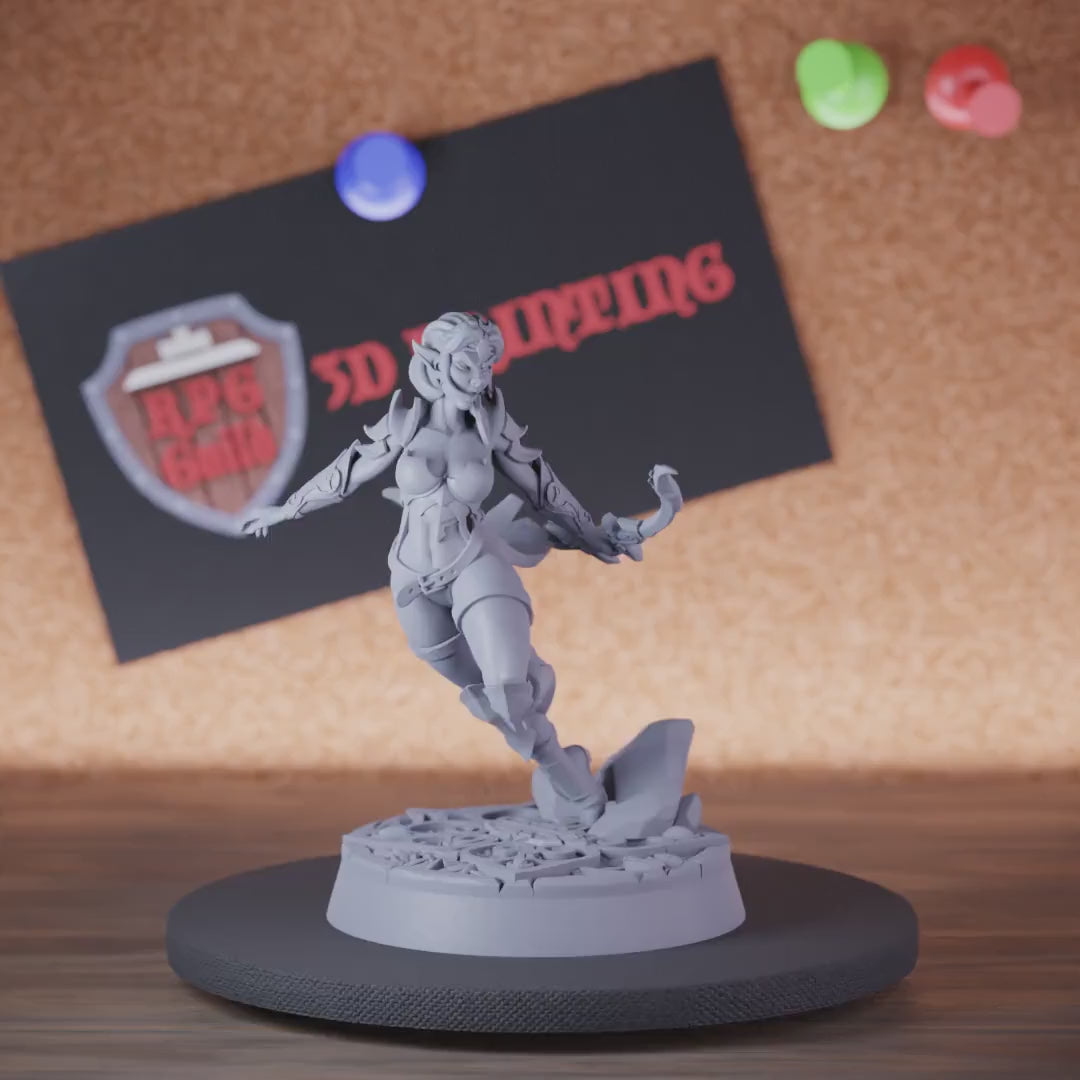 Forest Elf 5e | DnD Female Ranger Miniature