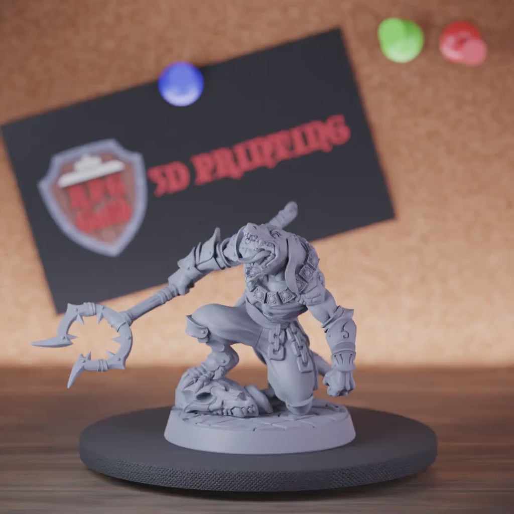 Kobold 5e | DnD Desert Kobold Man Catcher Miniature