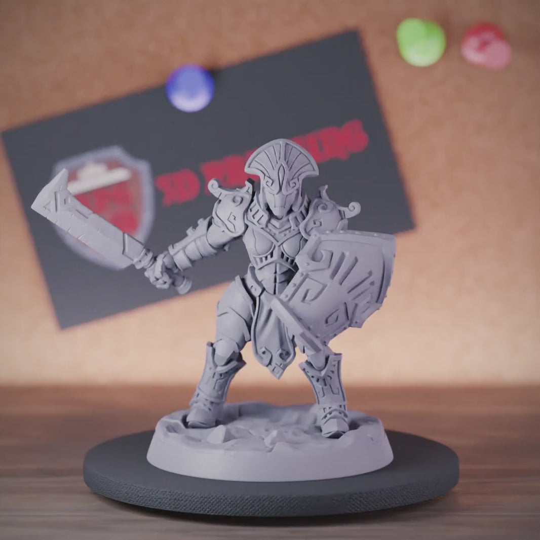 Warforged 5e | DnD Golem Guard Warrior Miniature