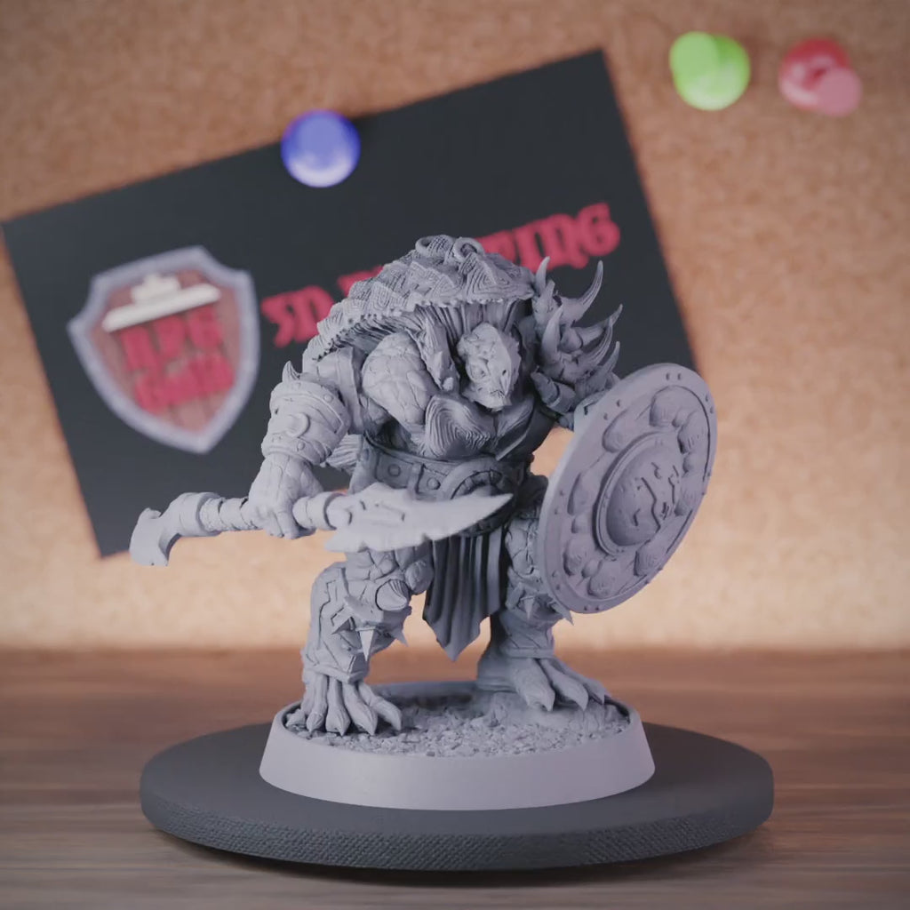 Tortle 5e | DnD Tortle Ninja Spear Miniature