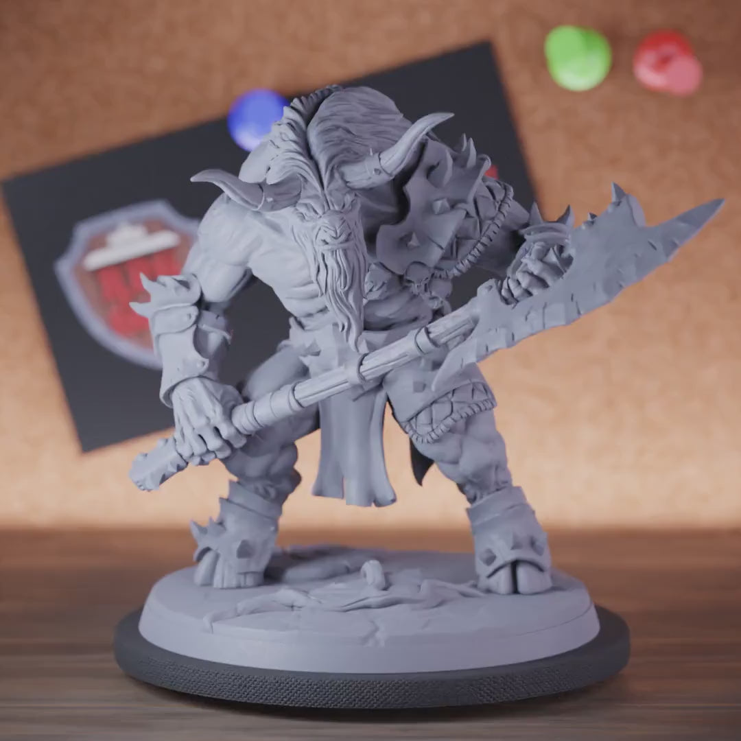Minotaur 5e | DnD Minotaur Warchief Monster Miniature