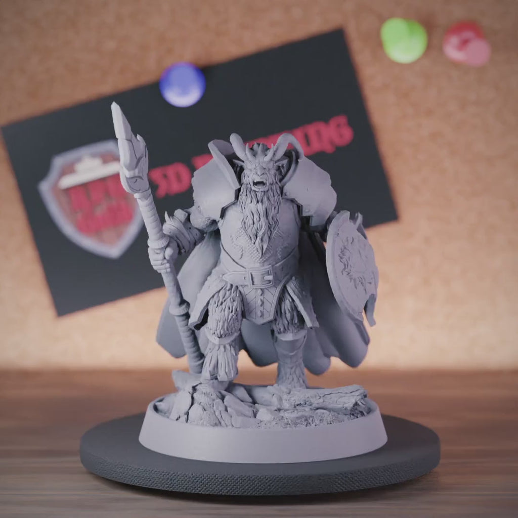 Satyr 5e | DnD Satyr King Fey Spear Miniature