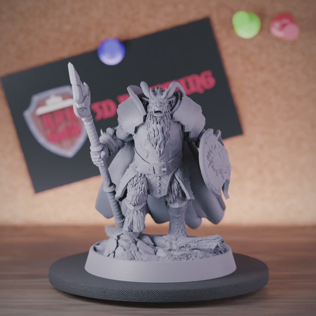 Satyr 5e | DnD Satyr King Fey Spear Miniature