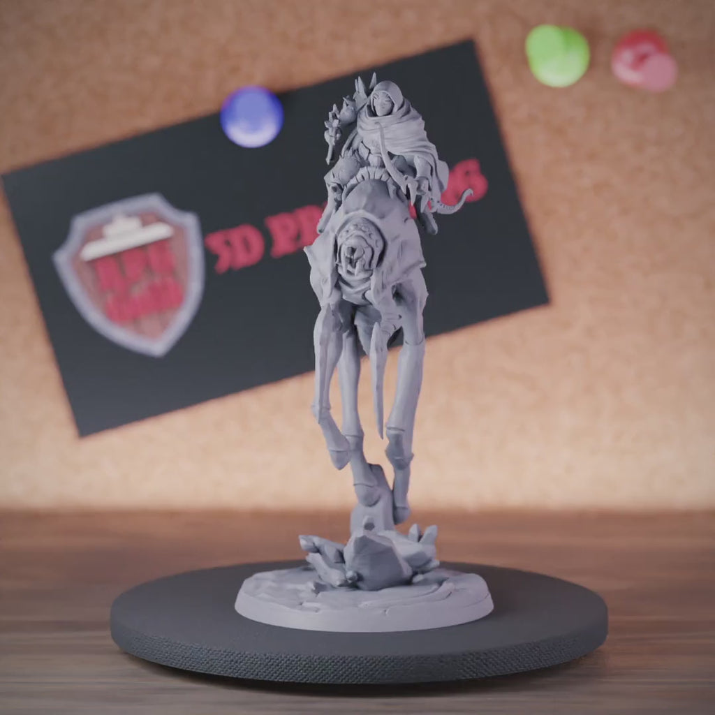 Elf 5e | DnD Dark Elf Archer Rider Miniature
