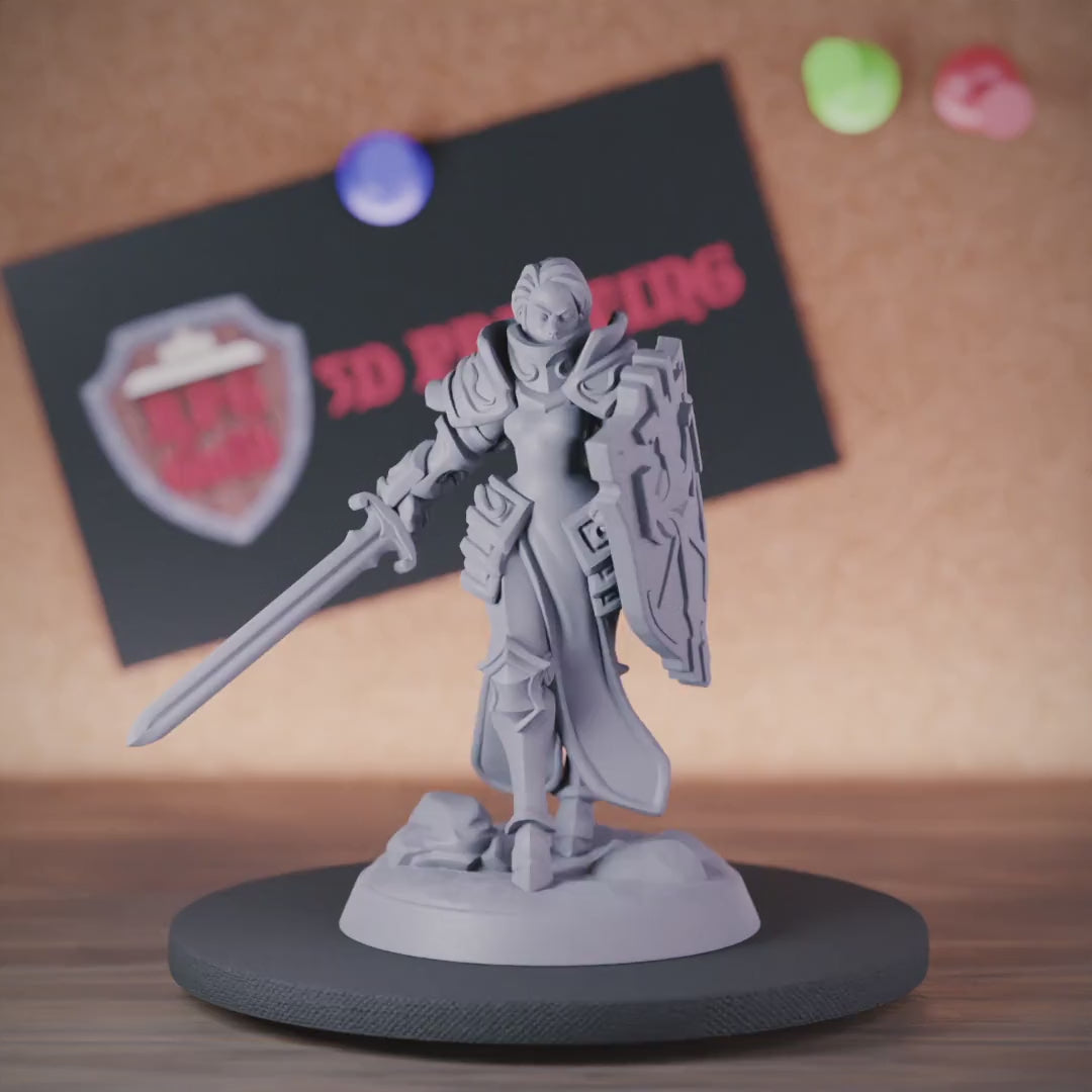 Knight 5e | DnD Knight Shield Miniature