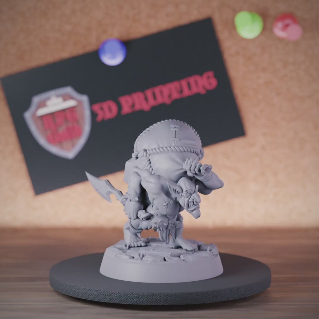 Goblin 5e | DnD Goblin-Schurke Plünderer Miniatur 