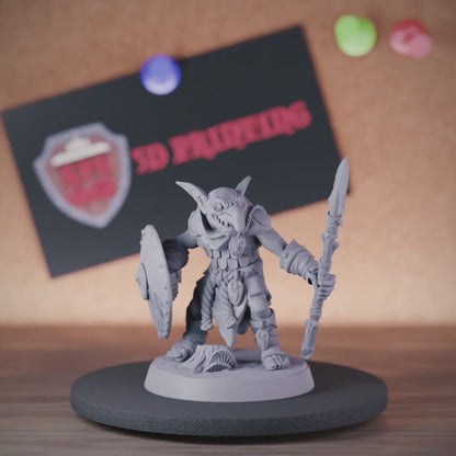 Goblin 5e | DnD Goblin Guard Spearman Miniature