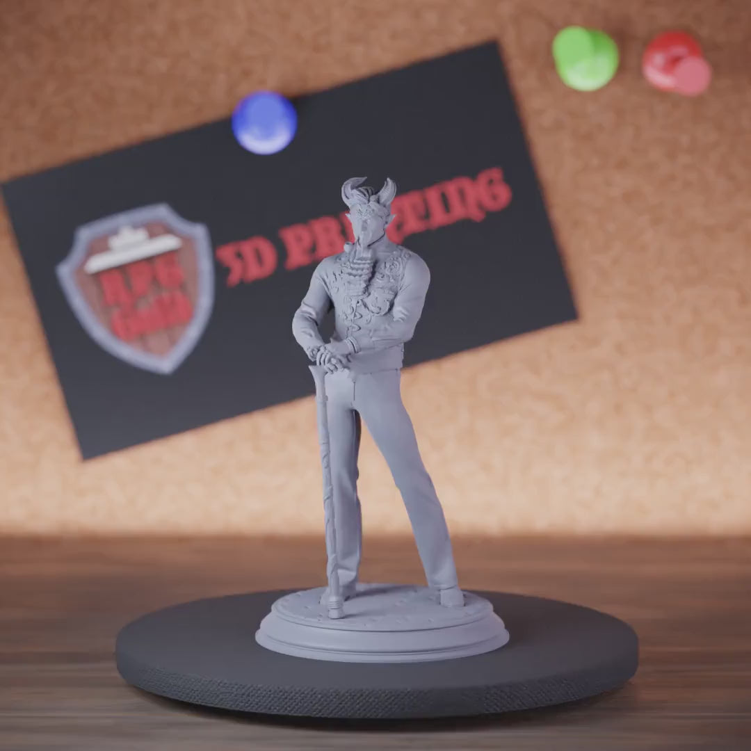 Tiefling 5e | DnD Tiefling Gentleman Lord Miniature