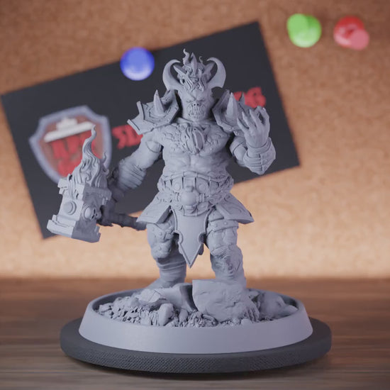 Demon 5e | DnD Demon Fire Hell Lord Miniature