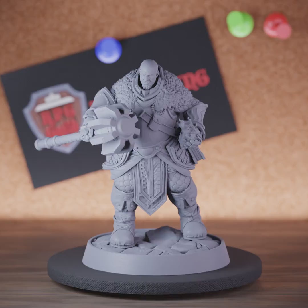 Paladin 5e | DnD Armored Paladin Warchief Miniature