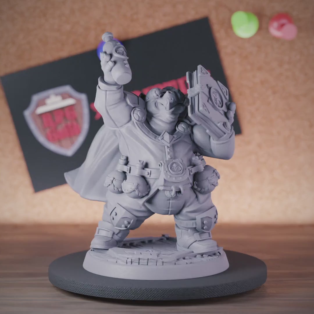 Giff 5e | DnD Wizard Artificer Miniature