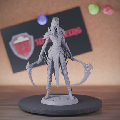 Undead 5e | DnD Undead Female Cultist Reaper Miniature