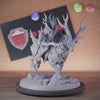 Forest Elf 5e | DnD Female Elf Stag Rider Miniature