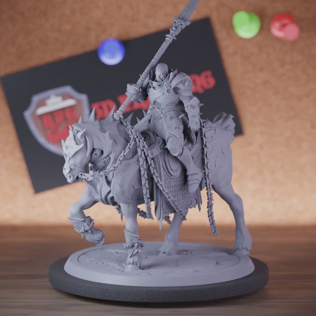 Fighter 5e | DnD Fighter Cavalry High Level Miniature
