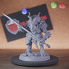 Gobor 5e | DnD Gobor Goatfolk Leader Spear Miniature