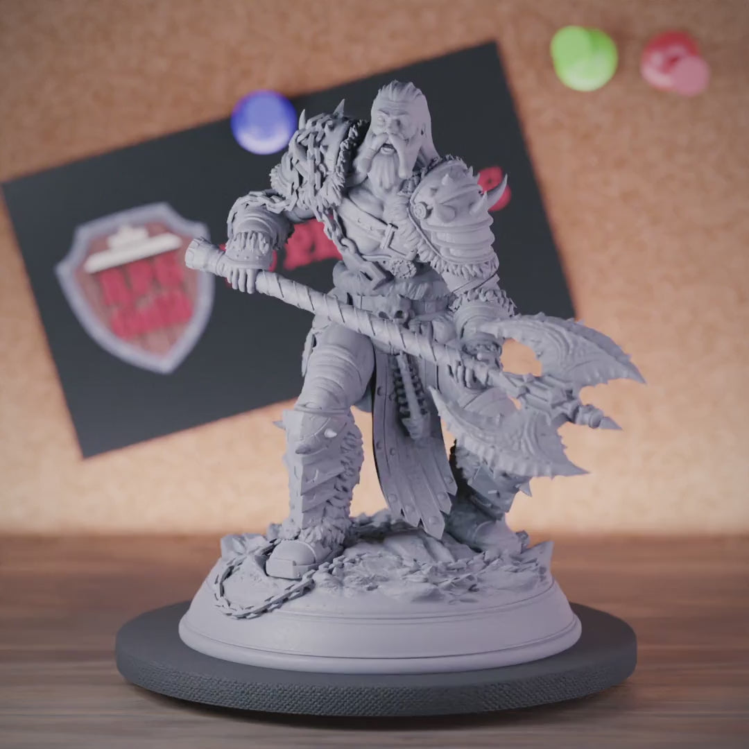 Frost Giant 5e | DnD Frost Giant Barbarian Miniature