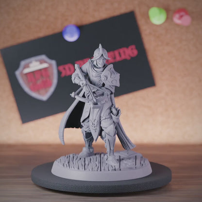 Fighter 5e | DnD Fighter Human Kingsguard Miniature