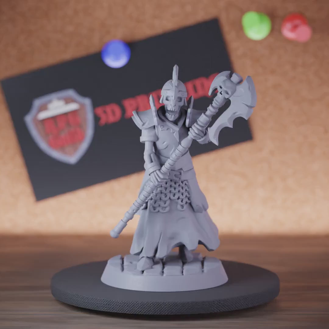 Skeleton 5e | DnD Undead Skeleton Haldberd Miniature