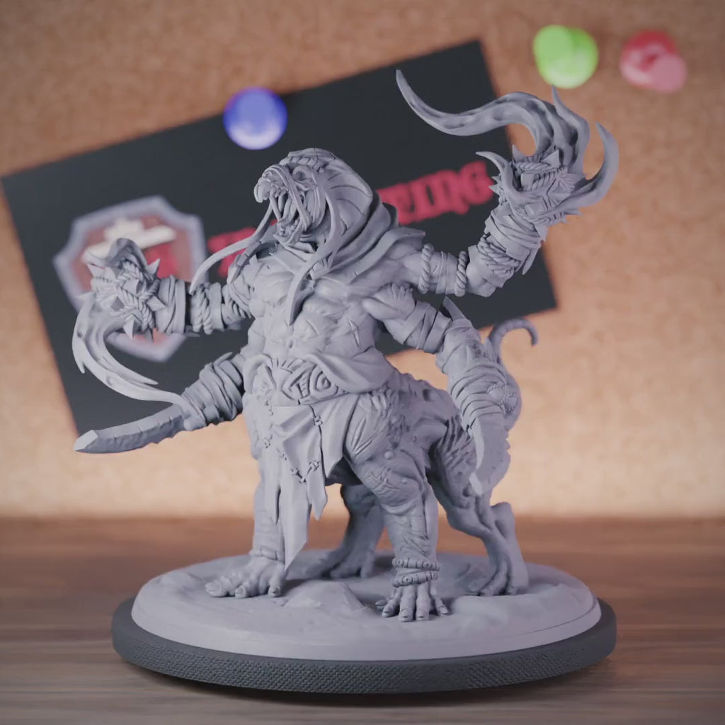 Abscheuliche Rattenmenschen 5e | DnD Verfluchte Rattenmenschen Miniatur 