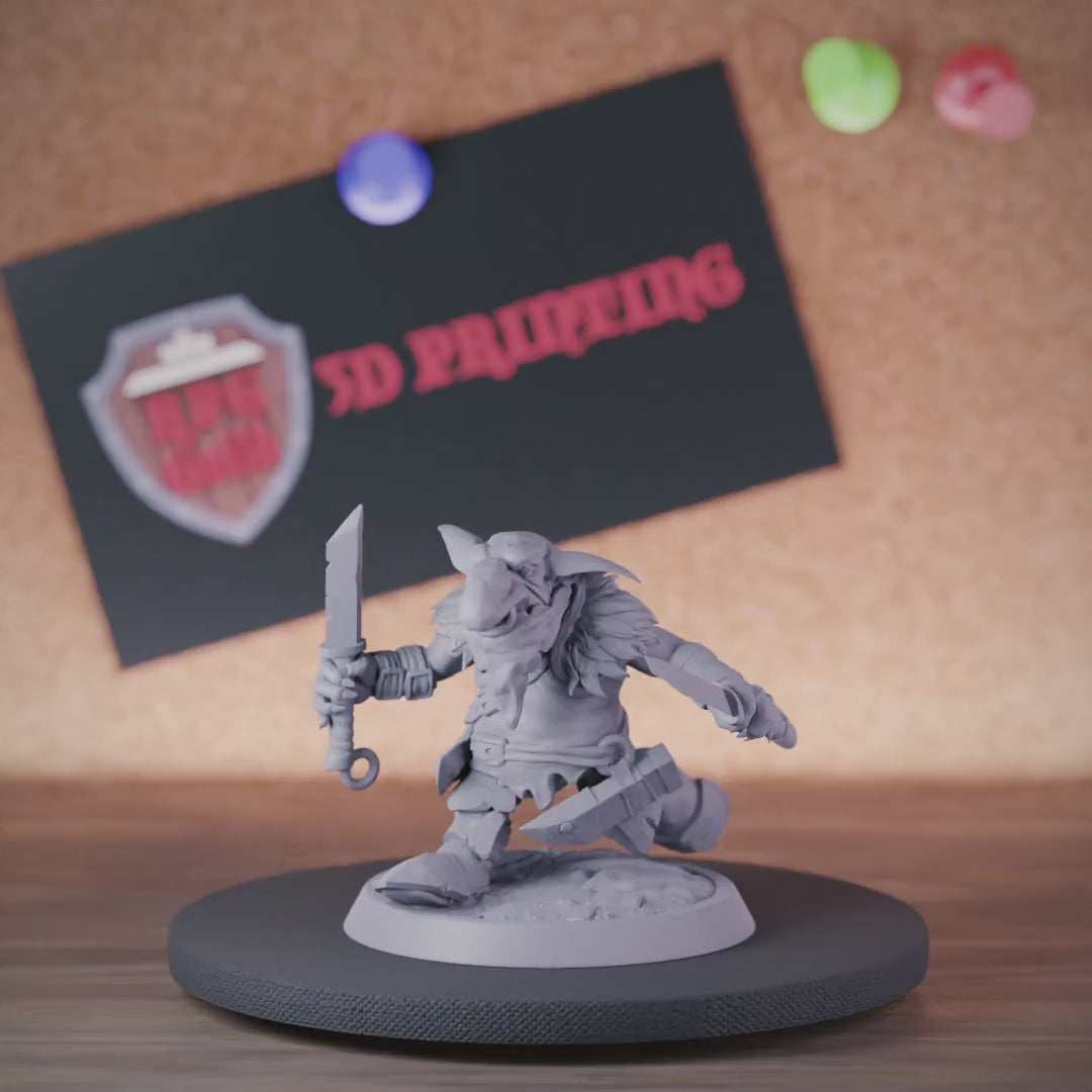 Goblin 5e | DnD Goblin Mugger Rogue Miniature